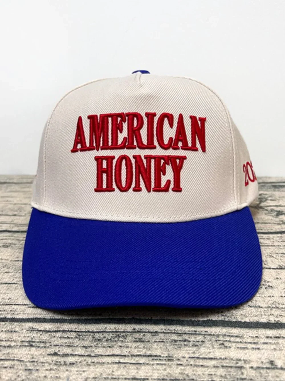 American Honey Cap Blue Cream Cap For men Women